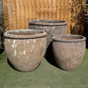 Atlantis Sand Tall Rimmed Egg Pot