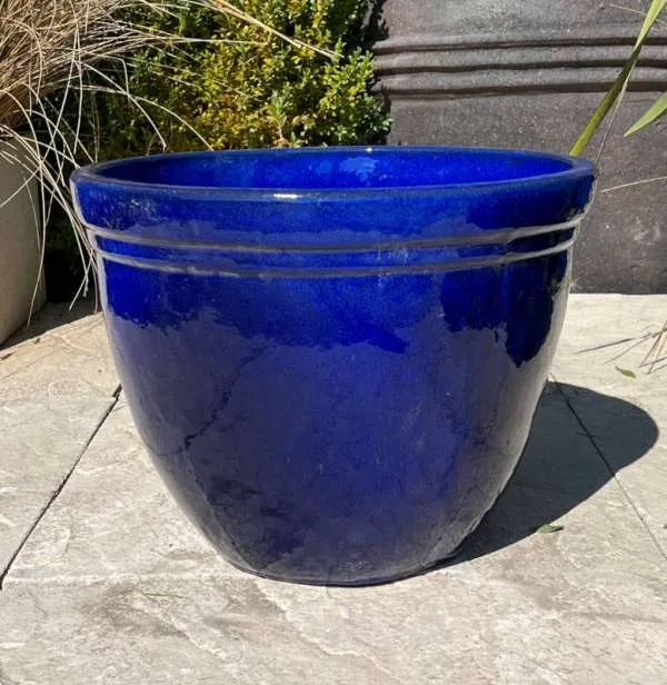 Glazed Blue 352 Pot - Image 3