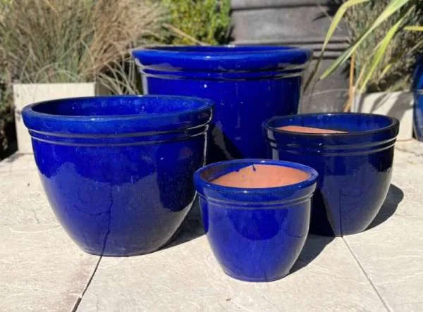 Glazed Blue 352 Pot