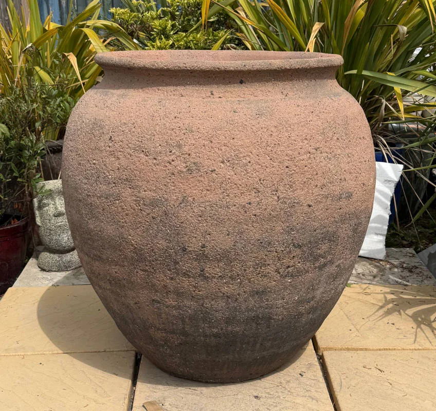 Old Stone Fat Belly Jar