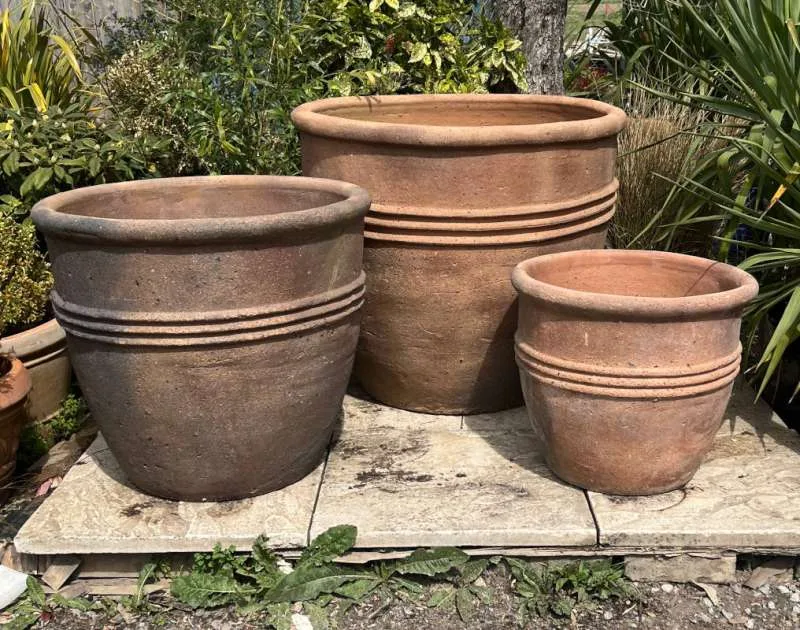 Old Stone Giant 3 Ring Pot
