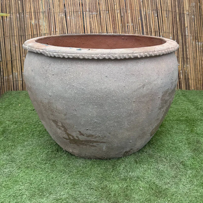 Old Stone Plain Round Wavy Rim - Image 2