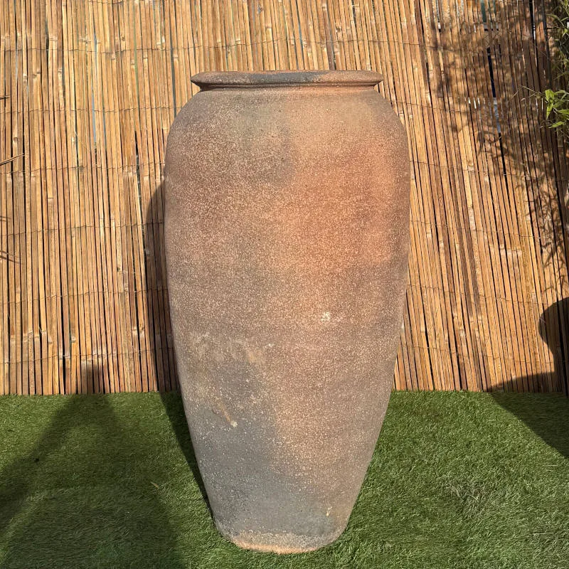 Old Stone Thick Rim Vase