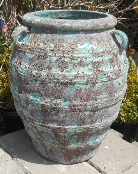Atlantis Smokey Green Greek Urn-0