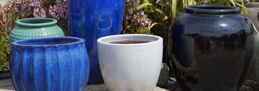 Large Glazed Ceramic Plant Pots For The Garden World Of - Large Glazed Garden Pots