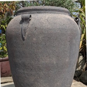 Old Stone Giant Monkey Jar-0