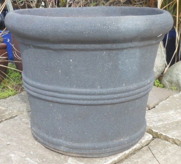 Old Stone Straight Sided 3 Ring Pot-0
