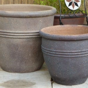 Old Stone Giant 3 Ring Pot -9