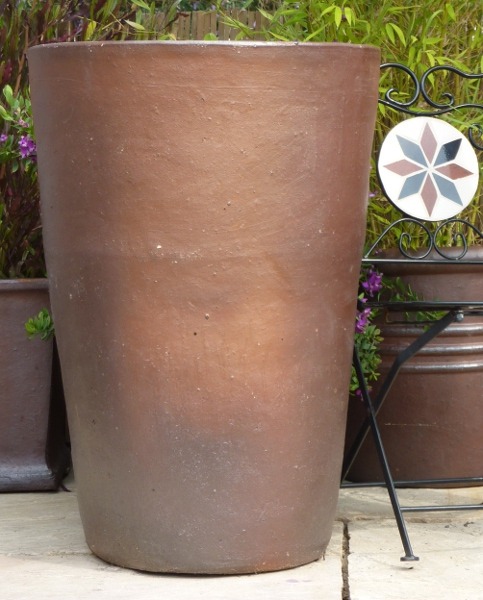 Rustic Jumbo Tall Round Pot-0