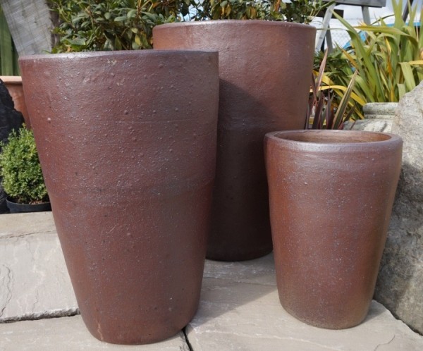 Rustic Jumbo Tall Round Pot-76