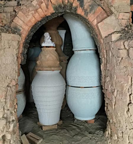 Garden Pots in a Kiln