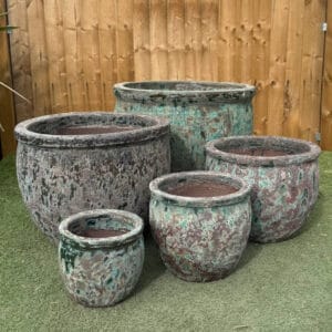 Atlantis Burnt Green Ace Pot