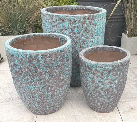 Atlantis Burnt Green Tapered Cylinder