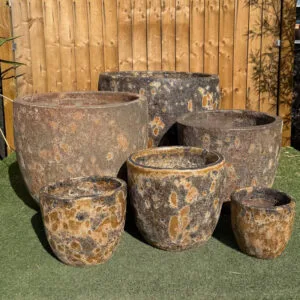 Atlantis Rust Giant Egg Pot