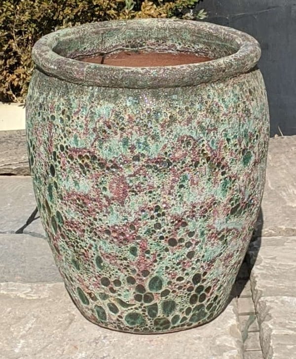 Atlantis Burnt Green Water Jar - Image 3