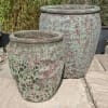 Atlantis Burnt Green Water Jar