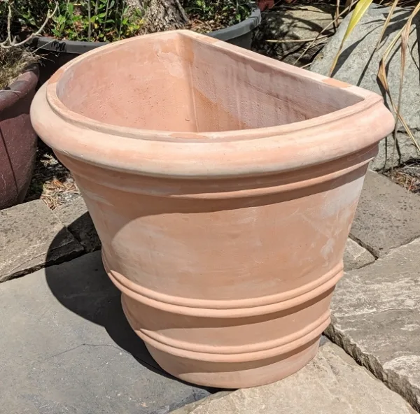 Tuscan Half Pot Plain Small