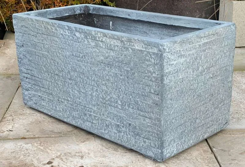 Fibre Clay Slate Trough Large - Image 4