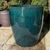 Glazed Dark Green Canton Pot - Image 2
