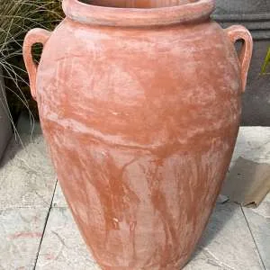 Terracotta Two Handle Monkey Jar