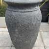 Atlantis Tall Flared Jar Charcoal