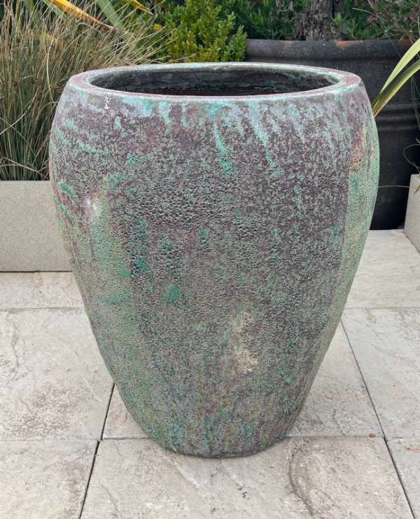 Atlantis Burnt Green Rimless Water Jar - Image 2