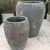 Atlantis Burnt Green Rimless Water Jar