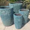 Atlantis Blue Straight Sided Cylinder