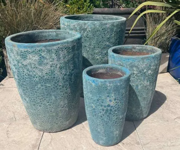 Atlantis Blue Straight Sided Cylinder
