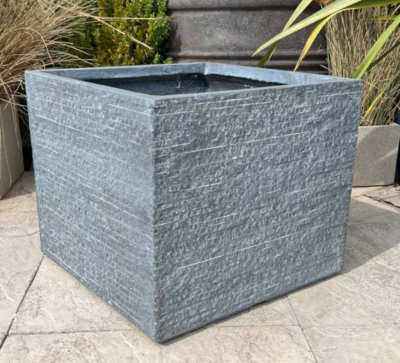 Fibre Clay Slate Short Cube - Image 2