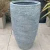 Fibre Clay Slate Tall Vase - Image 3