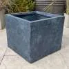 Fibre Clay Black Textured Short Cube - Image 3