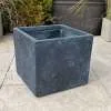 Fibre Clay Black Textured Short Cube - Image 4