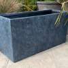 Fibre Clay Textured Black Tall Trough - Image 2