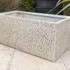 Fibre Clay White Textured Trough - Image 2