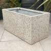 Fibre Clay White Textured Trough - Image 3