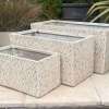 Fibre Clay White Textured Trough