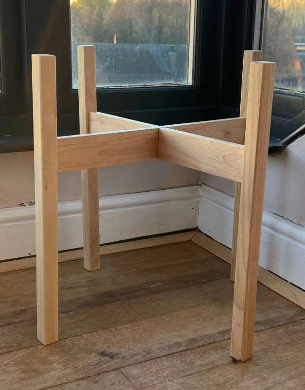 Wooden Pot Stand Small