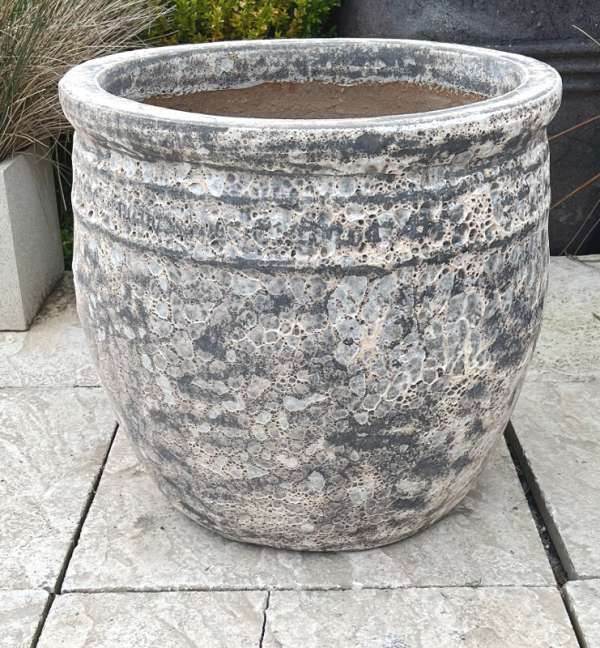 Atlantis Grey White Coin Pot - Image 2