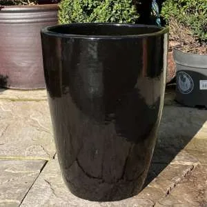 Glazed Black Canton Small