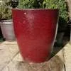 Glazed Ox Blood Red Canton Pot - Image 2