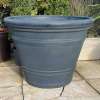 Light Weight Black Heavy Rim Pot