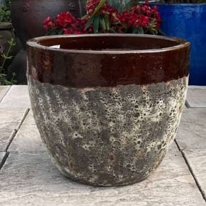 Atlantis 2 Tone Egg Pot Medium