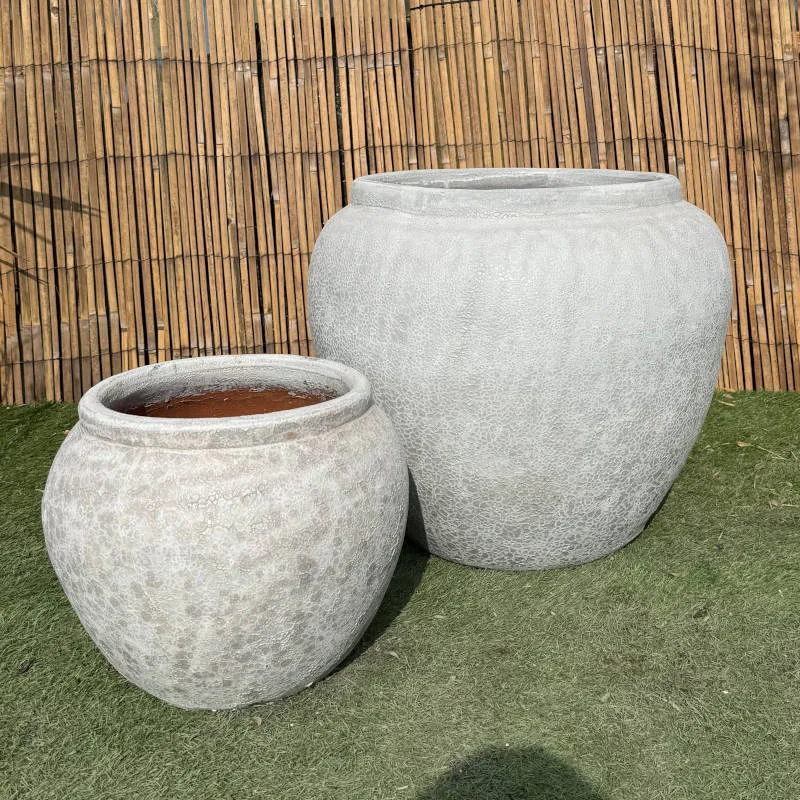 Atlantis White Small Egyptian Vase