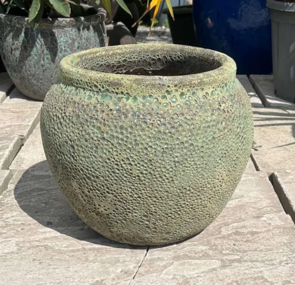 Atlantis Pale Green Small Egyptian Vase - Image 3