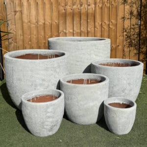 Atlantis White Giant Egg Pot