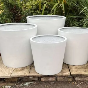 Poly Resin White Cone