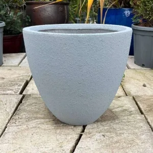 Fibre Cement Grey Textured Egg Small