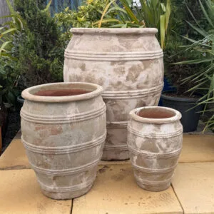 Ancient Rust 4 Ring Jar