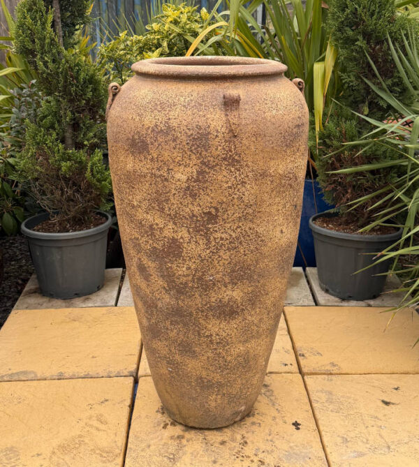 Ancient Rust 4 Handle Vase